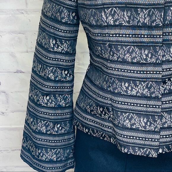 JS Boutique SBlazer Black & Silver w/ Glitter Accents Jacket - Picture 5 of 10